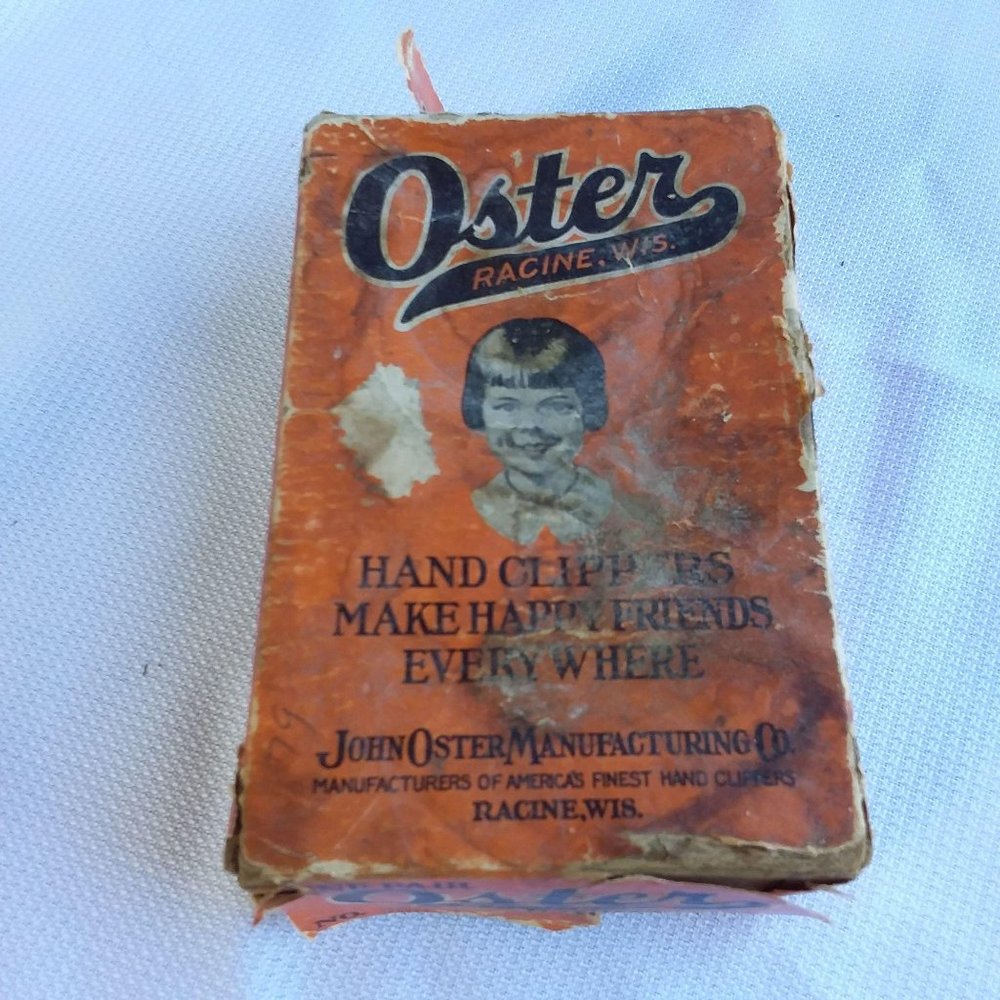 Vintage Hand Clippers in Box John Oster